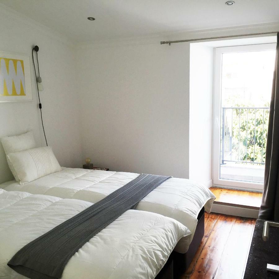 Apartmán Apt Lumineux Terrasse Principe Real Lisboa Exteriér fotografie